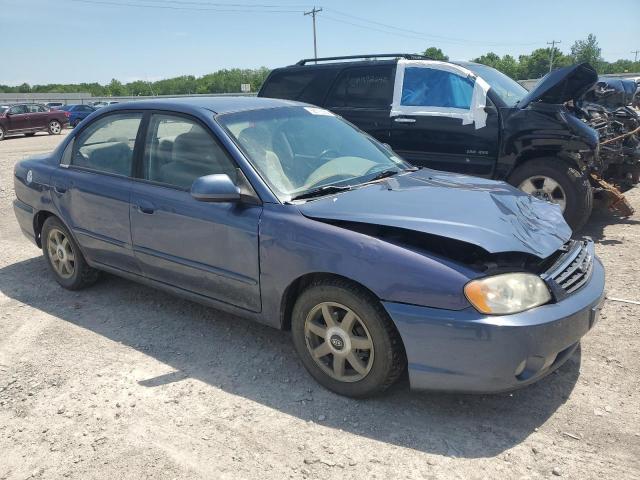 2004 Kia Spectra Base VIN: KNAFB121045314558 Lot: 58775584