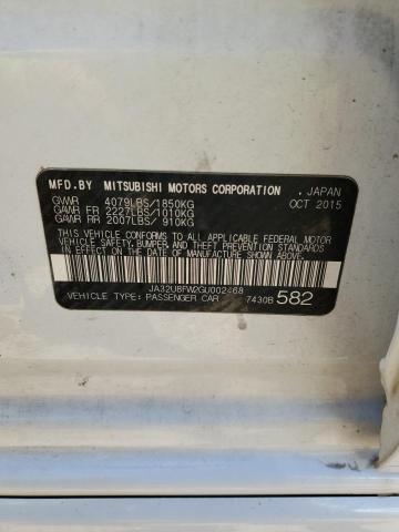 2016 Mitsubishi Lancer Gt VIN: JA32U8FW2GU002468 Lot: 57880404