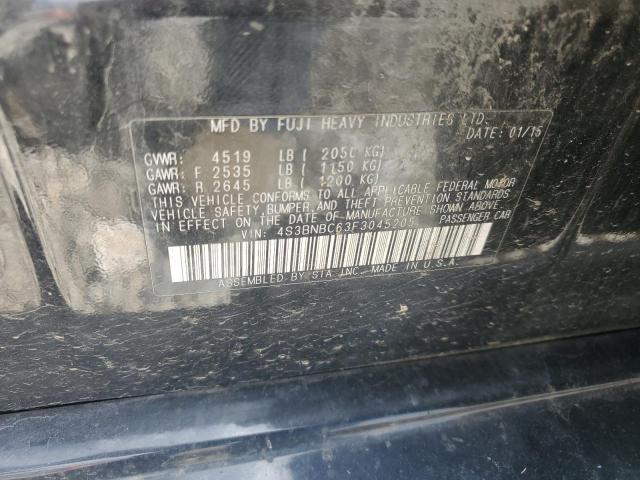 2015 Subaru Legacy 2.5I Premium VIN: 4S3BNBC63F3045205 Lot: 59969574