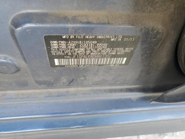 2013 Subaru Impreza Sport Premium VIN: JF1GPAL68DH847202 Lot: 60516614