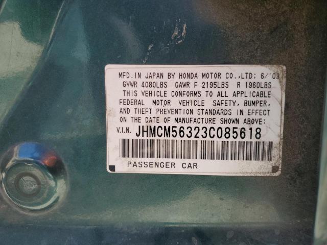 JHMCM56323C085618 2003 Honda Accord Lx