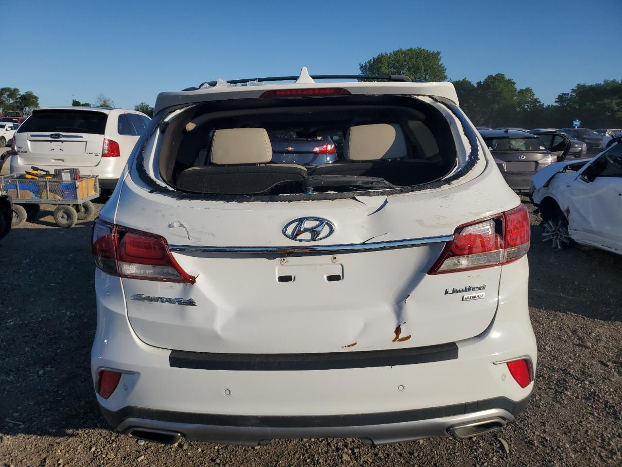 KM8SR4HF6JU270578 2018 Hyundai Santa Fe Se Ultimate