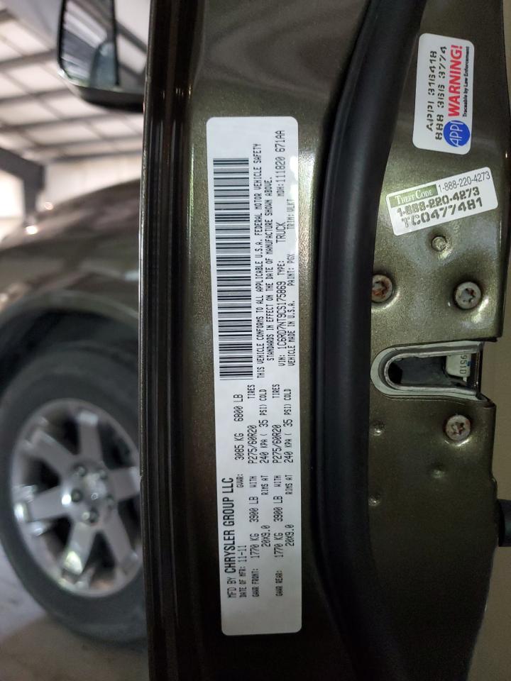 1C6RD7NT9CS175869 2012 Dodge Ram 1500 Laramie