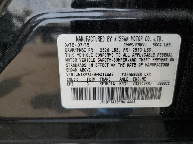 2015 Infiniti Q50 Base VIN: JN1BV7AR9FM414446 Lot: 58576494