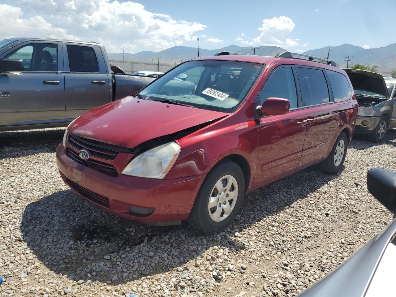 KNDMB233876107589 2007 Kia Sedona Ex