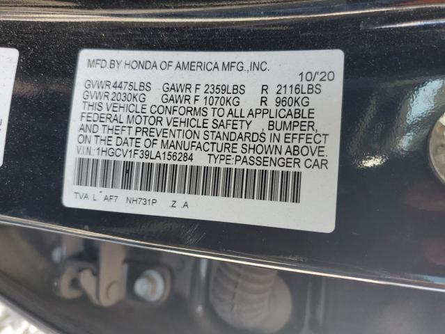 2020 HONDA ACCORD SPO - 1HGCV1F39LA156284