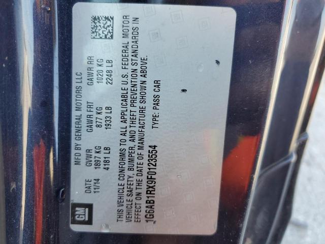 2015 CADILLAC ATS LUXURY - 1G6AB1RX9F0123554