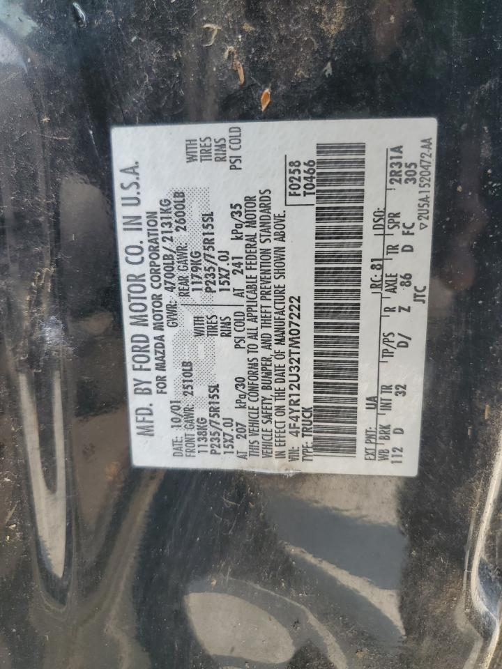 4F4YR12U32TM07222 2002 Mazda B3000