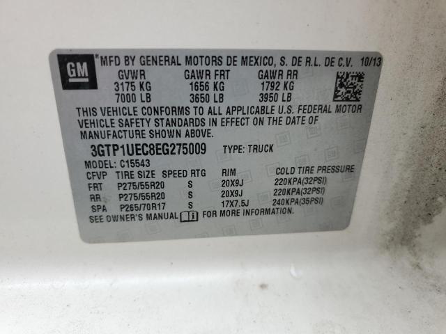 2014 GMC Sierra C1500 Sle VIN: 3GTP1UEC8EG275009 Lot: 59329514