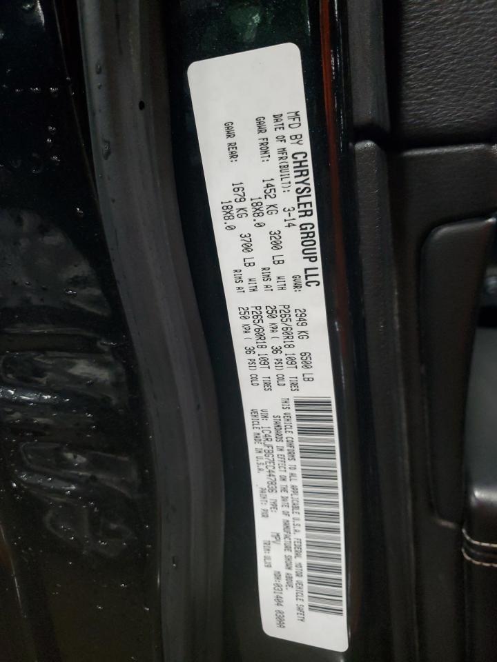 1C4RJFBG7EC447836 2014 Jeep Grand Cherokee Limited