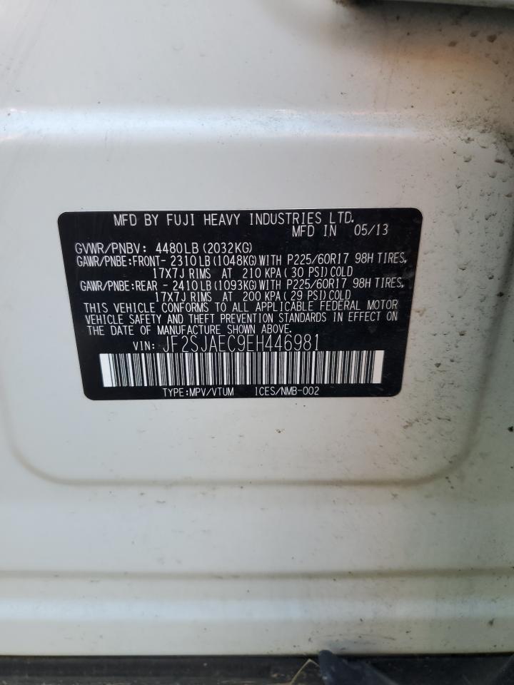 JF2SJAEC9EH446981 2014 Subaru Forester 2.5I Premium