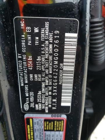 2021 Kia K5 Gt Line VIN: 5XXG64J20MG007619 Lot: 58667674