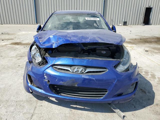 2013 Hyundai Accent Gls VIN: KMHCU5AE5DU119889 Lot: 57811594