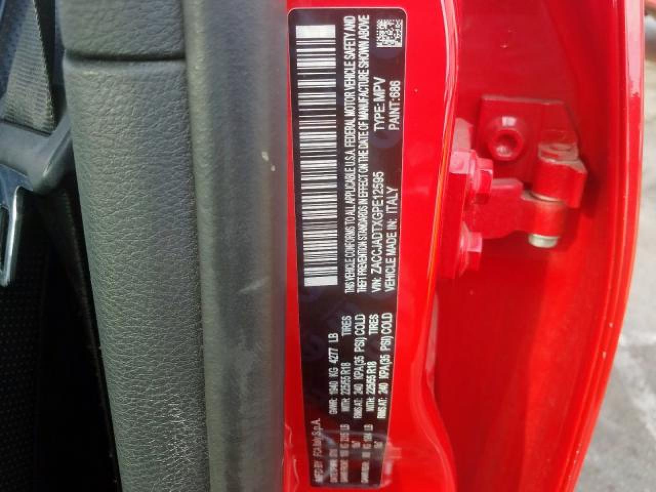 ZACCJADTXGPE12595 2016 Jeep Renegade Limited