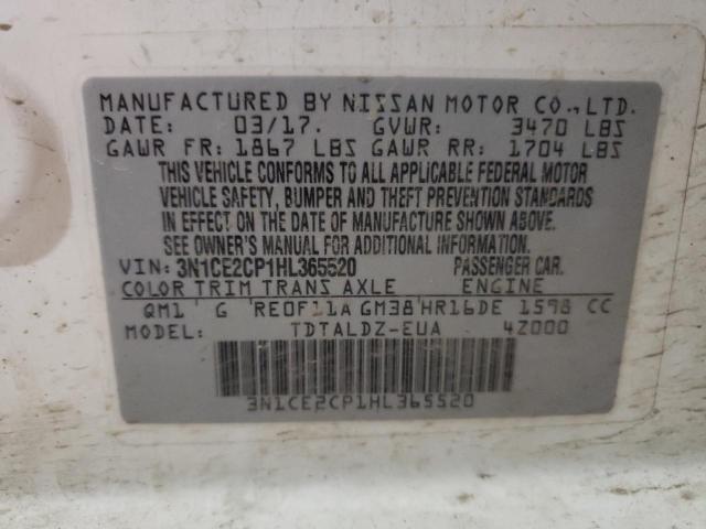 2017 NISSAN VERSA NOTE - 3N1CE2CP1HL365520