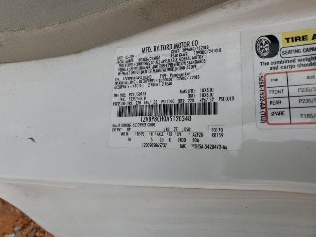 2010 Ford Mustang Gt VIN: 1ZVBP8CH0A5120340 Lot: 60815994