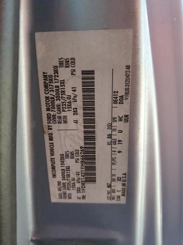 2000 Ford Econoline E150 Van VIN: 1FDRE1421YHB66269 Lot: 59738334