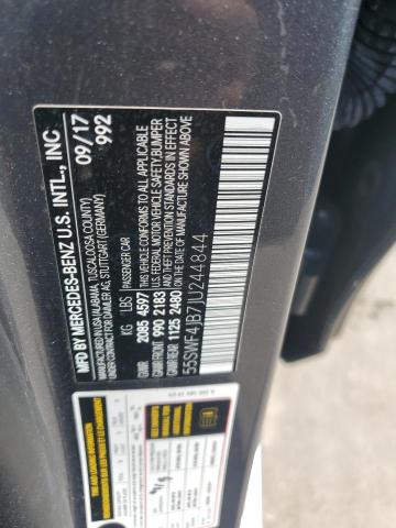 2018 Mercedes-Benz C 300 VIN: 55SWF4JB7JU244844 Lot: 57872574