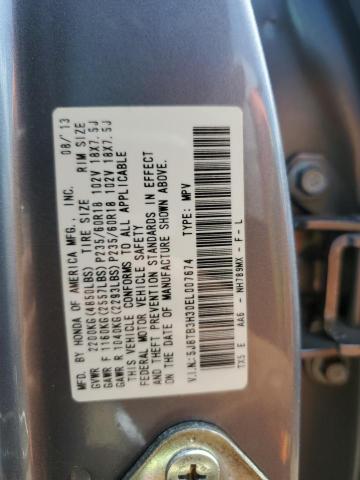 VIN 5J8TB3H30EL007674 2014 Acura RDX no.12