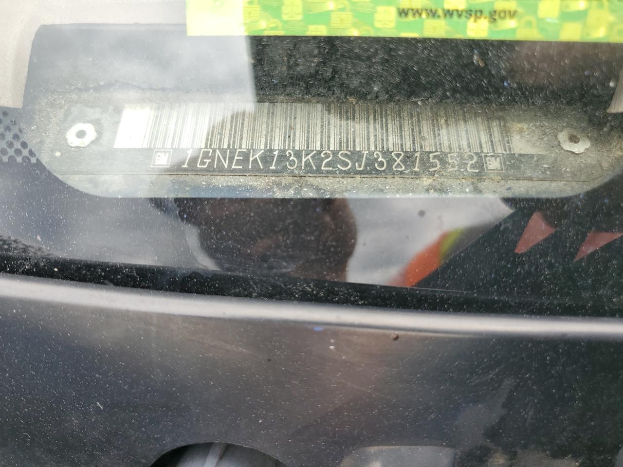 1GNEK13K2SJ381552 1995 Chevrolet Tahoe K1500