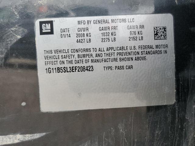 2014 Chevrolet Malibu Ls VIN: 1G11B5SL3EF208423 Lot: 59553044