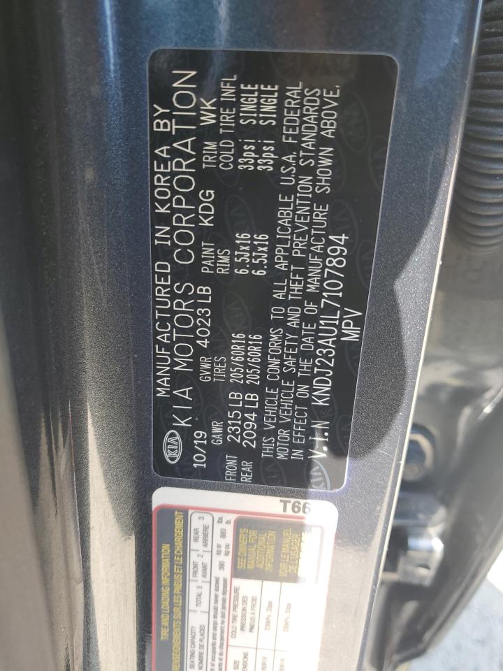 KNDJ23AU1L7107894 2020 Kia Soul Lx