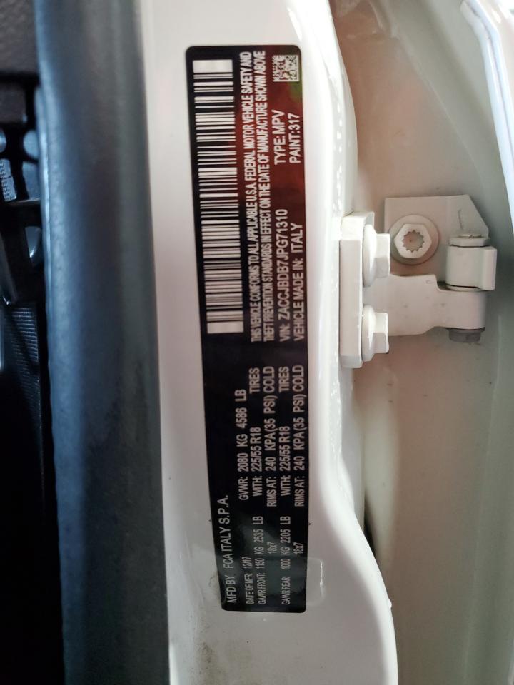 ZACCJBDB7JPG71310 2018 Jeep Renegade Limited