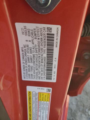 2022 HONDA CIVIC SPOR - 2HGFE2F59NH534600