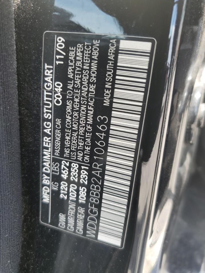 WDDGF8BB2AR106463 2010 Mercedes-Benz C 300 4Matic