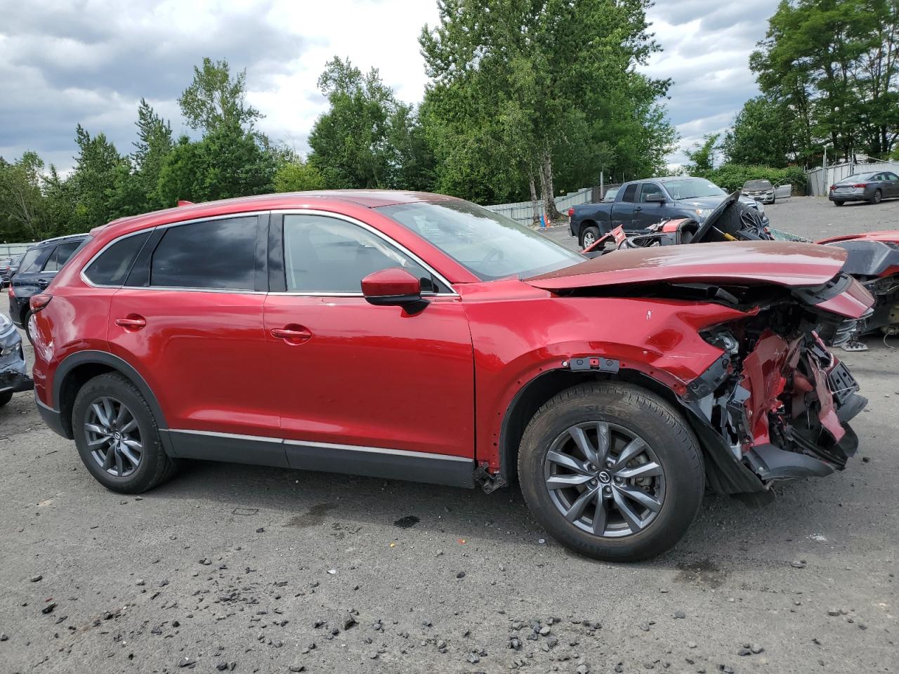 2021 Mazda Cx-9 Touring vin: JM3TCBCY9M0542177