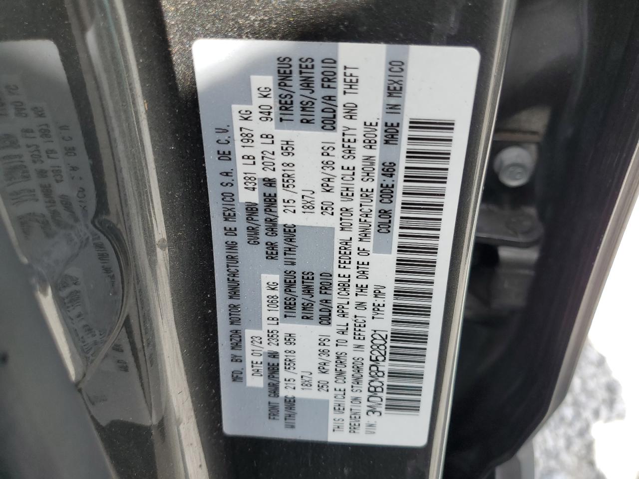 3MVDMBCM8PM528021 2023 Mazda Cx-30 Preferred