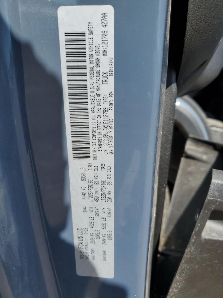 3C6URVJGXLE112789 2020 Ram Promaster 3500 3500 High