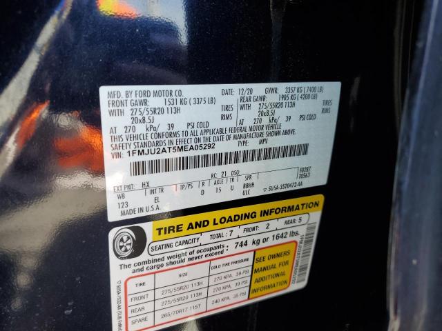 2021 Ford Expedition Limited VIN: 1FMJU2AT5MEA05292 Lot: 58812834