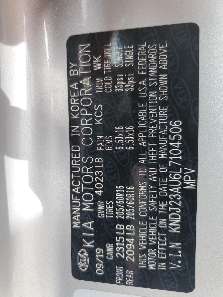 KNDJ23AU6L7104506 2020 Kia Soul Lx