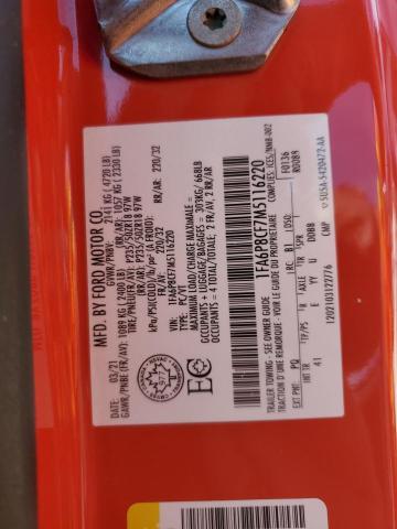 2021 Ford Mustang Gt VIN: 1FA6P8CF7M5116220 Lot: 59930814
