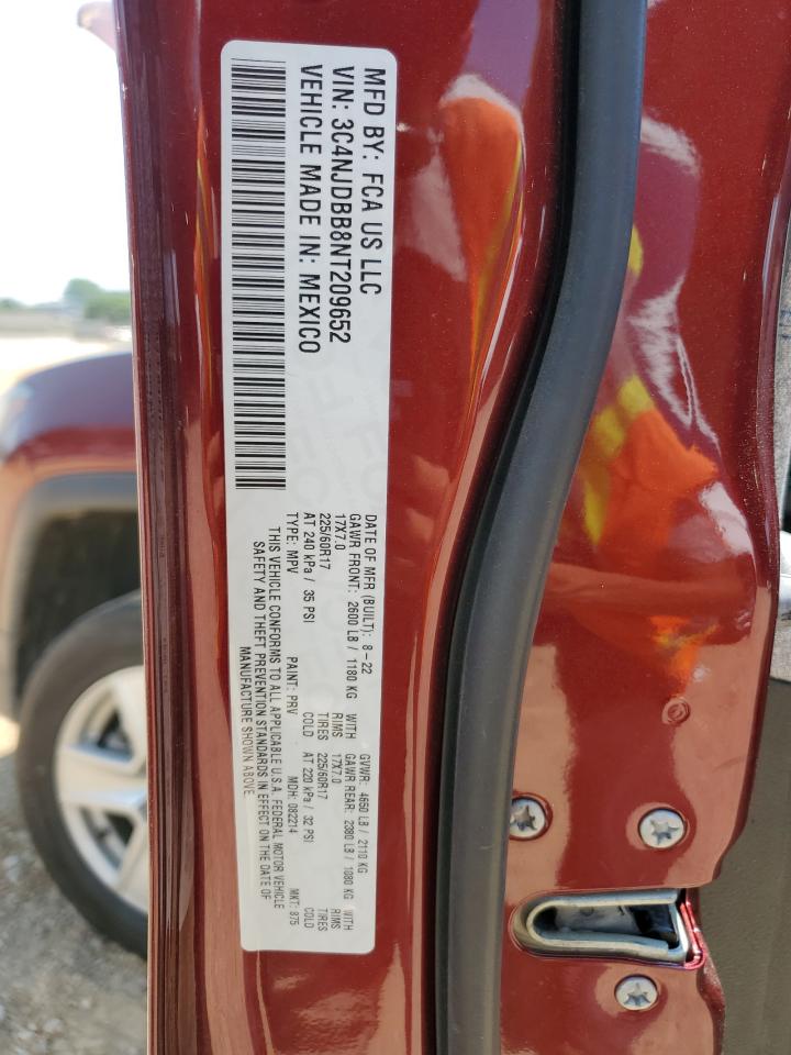 3C4NJDBB8NT209652 2022 Jeep Compass Latitude