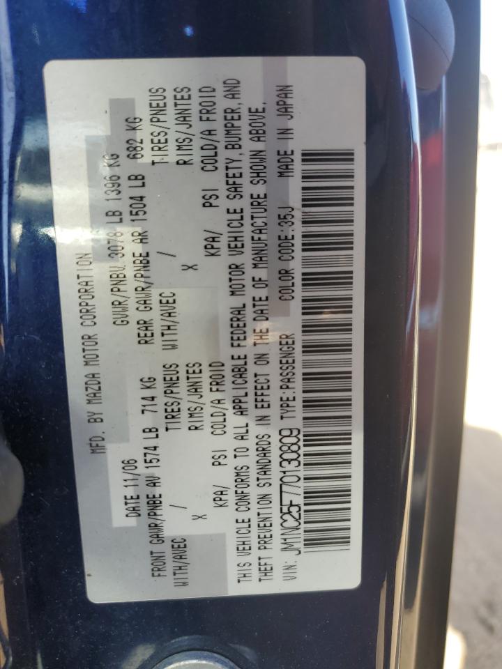 JM1NC25F770130809 2007 Mazda Mx-5 Miata