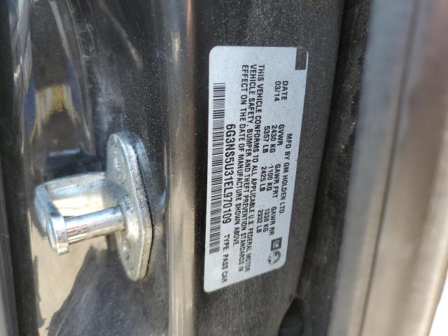 2014 Chevrolet Caprice Police VIN: 6G3NS5U31EL970109 Lot: 58215234