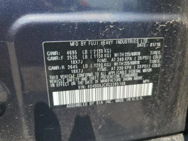 2016 Subaru Outback 2.5I Limited VIN: 4S4BSAJCXG3285148 Lot: 58382604