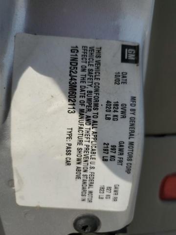 2002 Chevrolet Malibu VIN: 1G1ND52J32M523062 Lot: 59509254