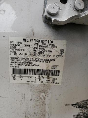 2011 Ford Explorer Xlt VIN: 1FMHK7D82BGA09410 Lot: 58959294