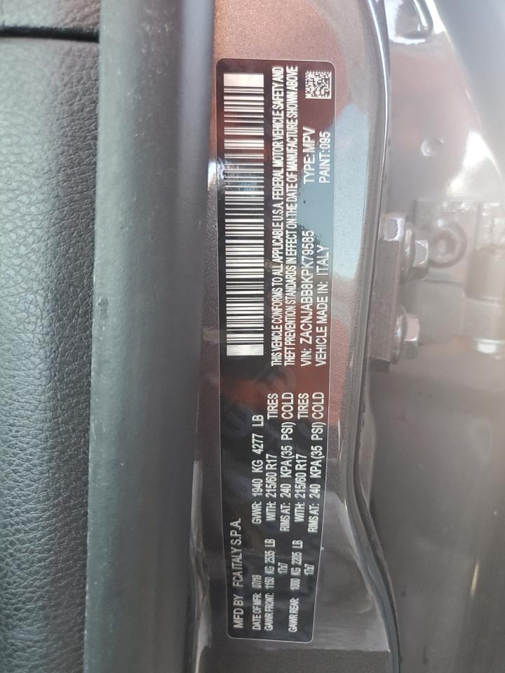 ZACNJABB8KPK79585 2019 Jeep Renegade Latitude