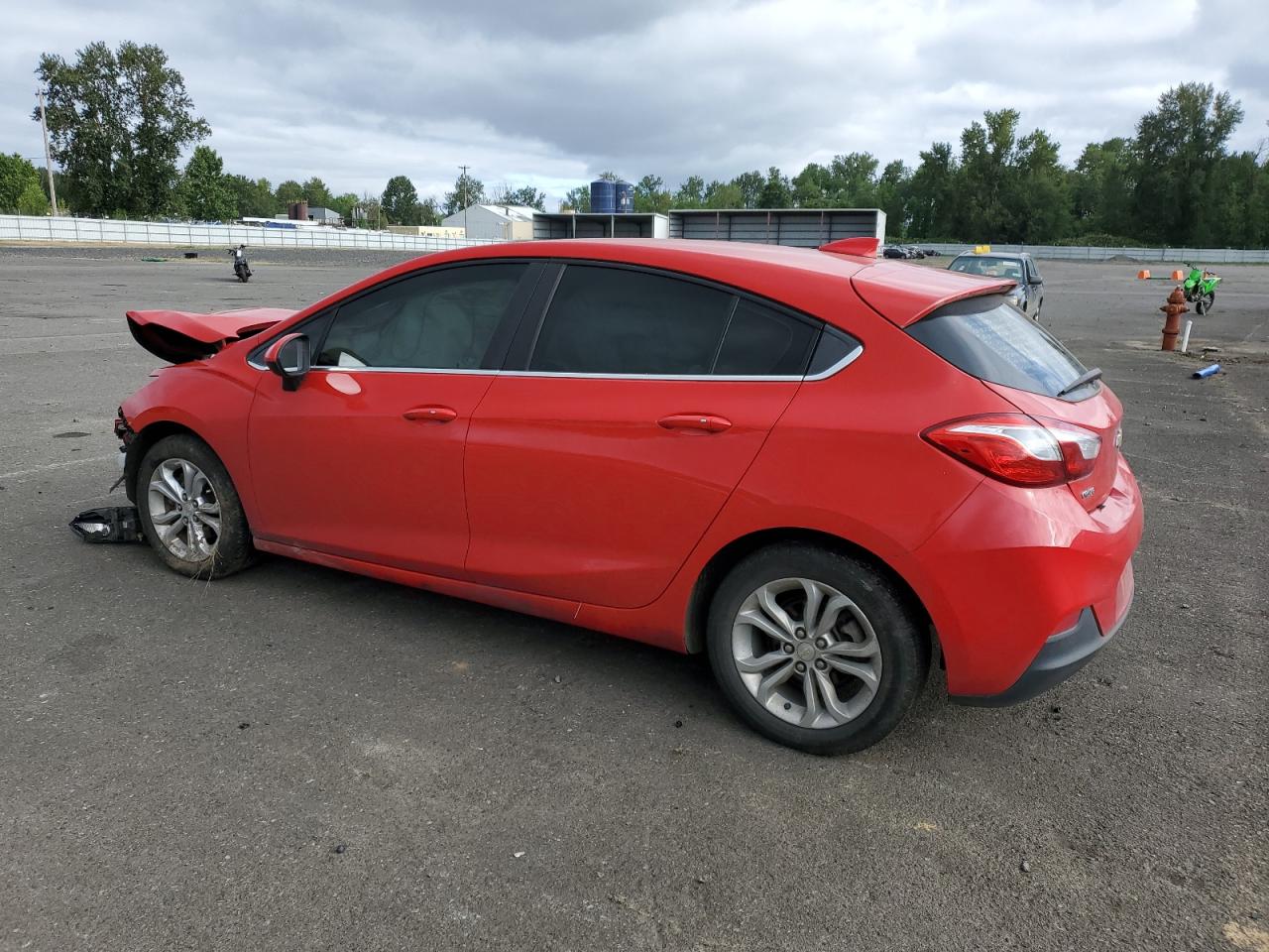 CHEVROLET CRUZE LT 2017 red  gas 3G1BE6SM0HS589304 photo #3