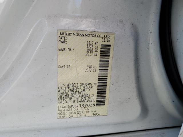 2016 NISSAN ALTIMA 2.5 - 1N4AL3AP3GN333028