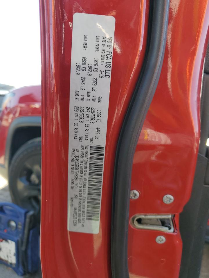 3C4NJCBB8KT749394 2019 Jeep Compass Latitude