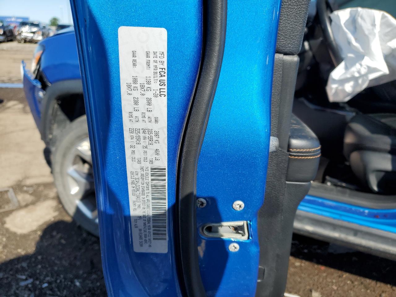 3C4NJDCBXLT164113 2020 Jeep Compass Limited