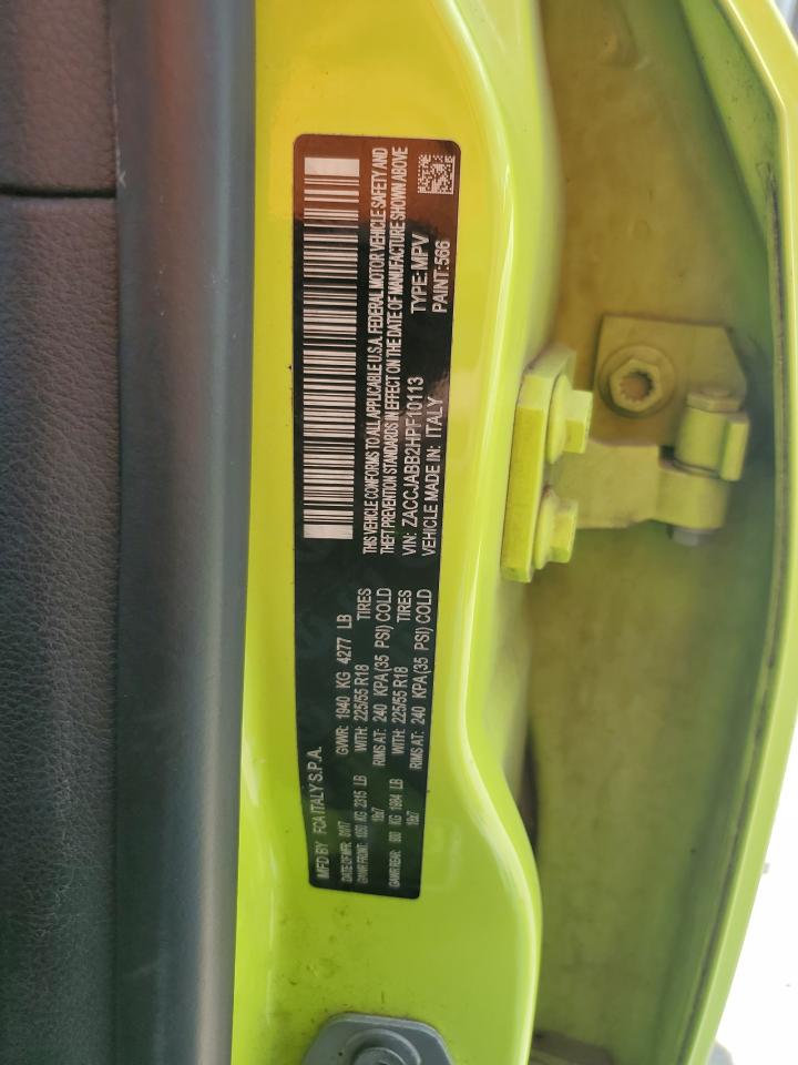 ZACCJABB2HPF10113 2017 Jeep Renegade Latitude