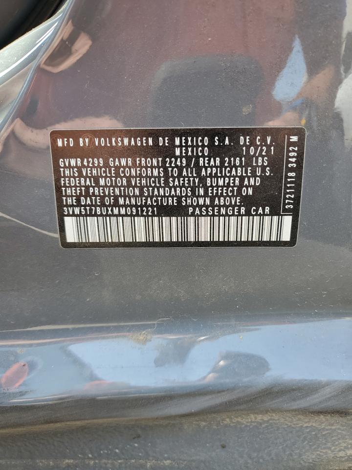 3VW5T7BUXMM091221 2021 Volkswagen Jetta Gli