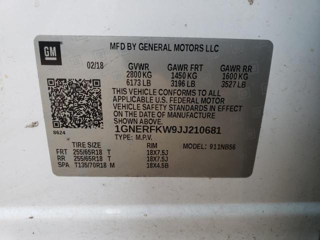 2018 Chevrolet Traverse Ls VIN: 1GNERFKW9JJ210681 Lot: 56739164