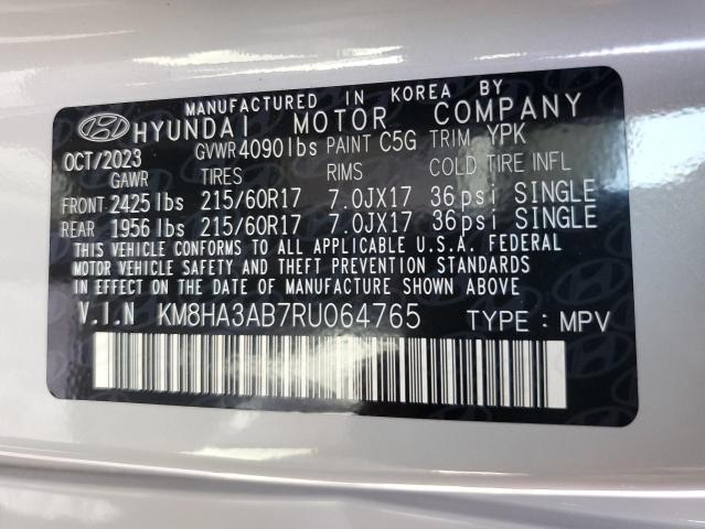 VIN KM8HA3AB7RU064765 2024 HYUNDAI KONA no.13